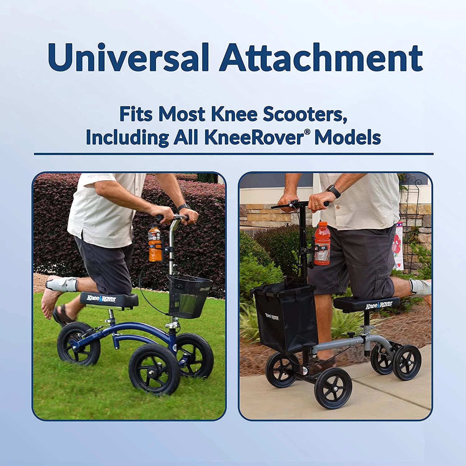 Universal Cup Holder Bottle Holder Accessory for Knee Scooter Walkers