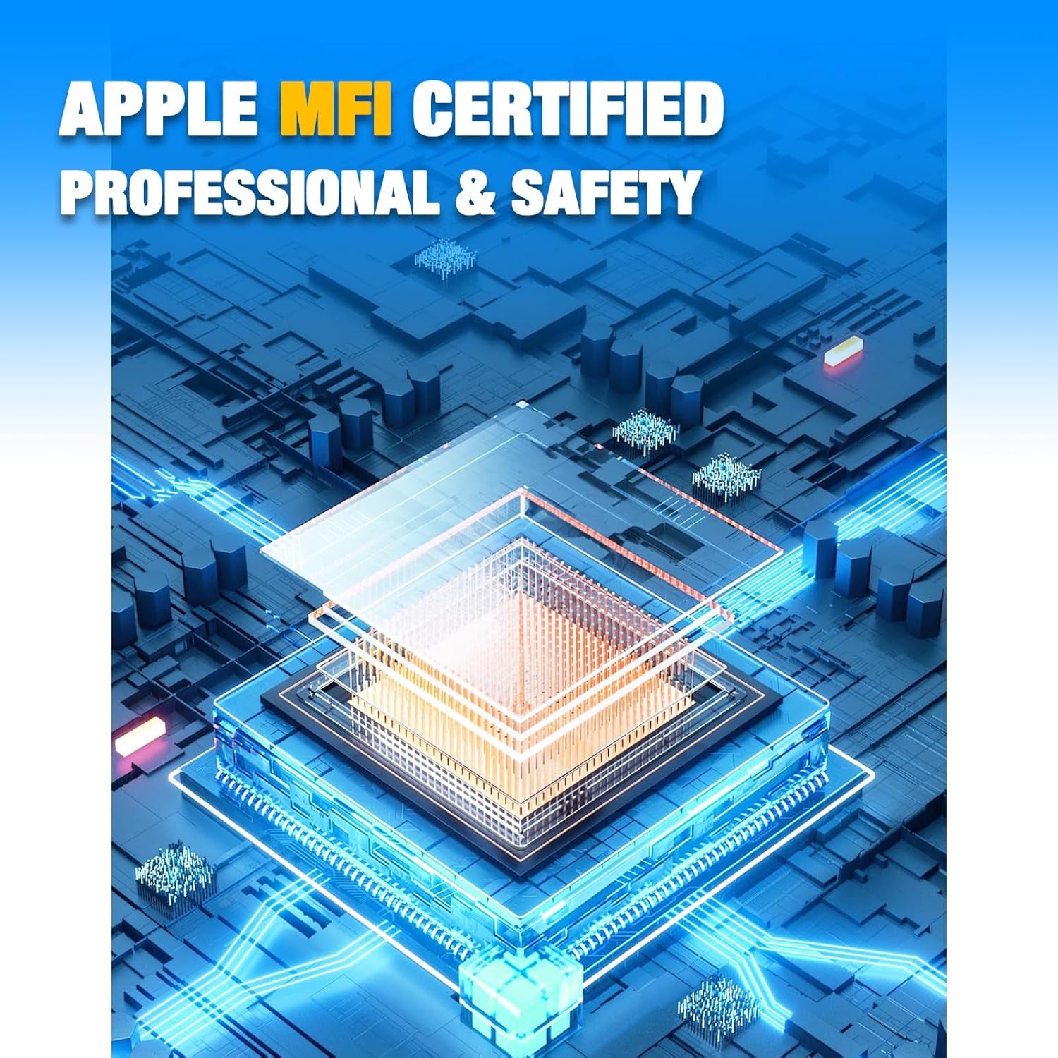 Key Finder Locator with Sound, Tracker for Kids (Only Ios), No Monthly Fee, Bluetooth Tracker Anti-Lost, Compatible with Apple Findmy App, Keychain with Tracking Device for Kids/Bag/Luggage